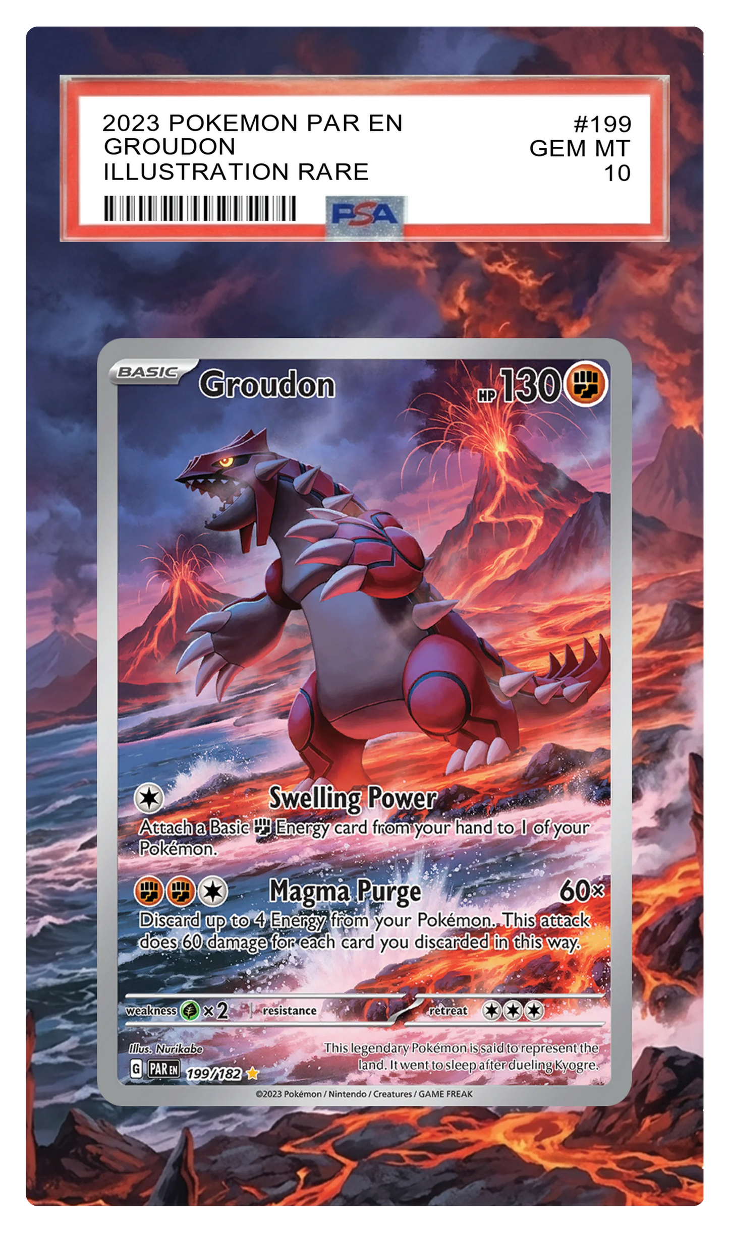 Groudon - 199 PAR Custom Extended Aura