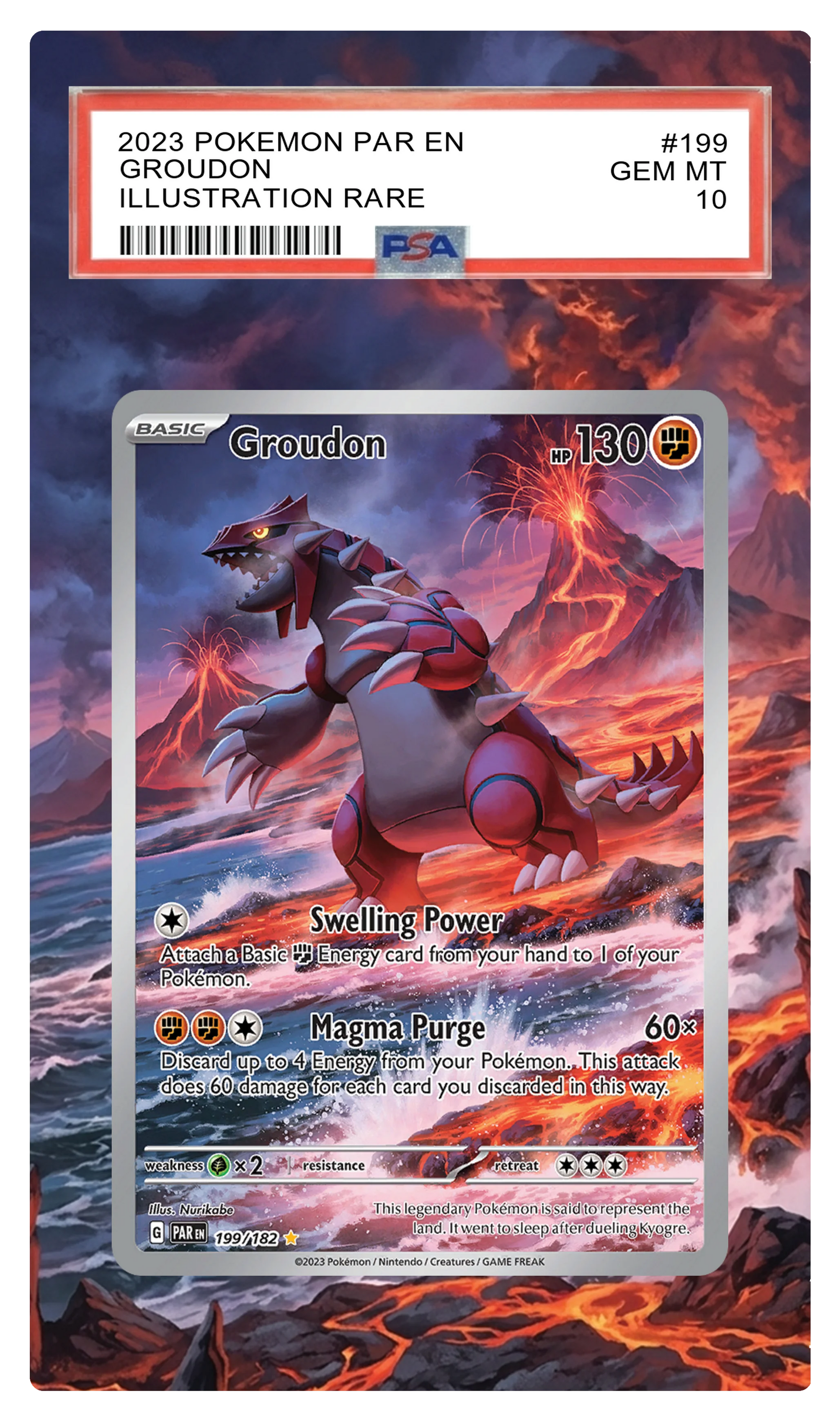 Groudon - 199 PAR Custom Extended Aura