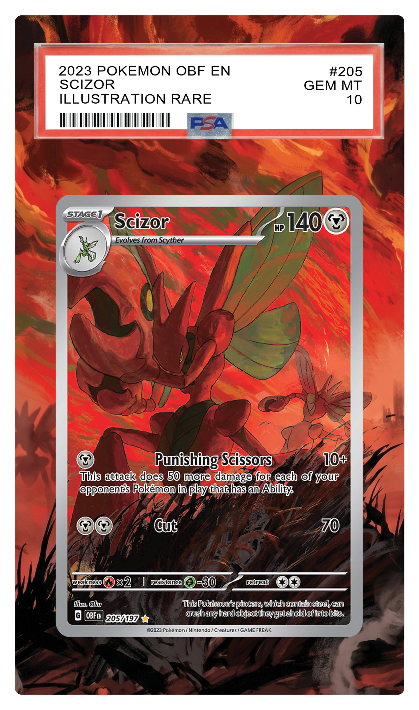 Scizor - 205 OBF Custom Extended Aura