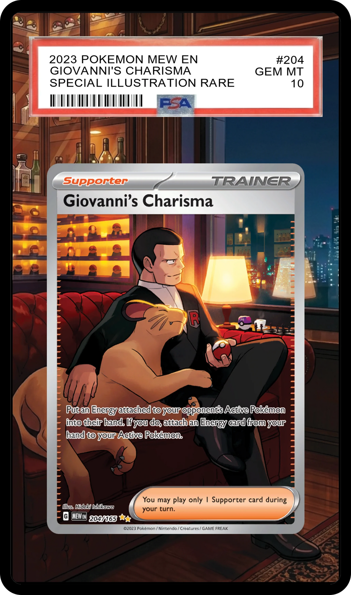 Giovanni's Charisma - 204 MEW Custom Extended Aura