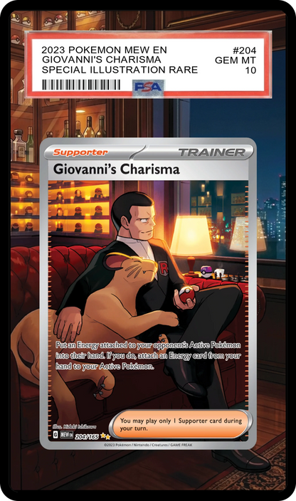 Giovanni's Charisma - 204 MEW Custom Extended Aura