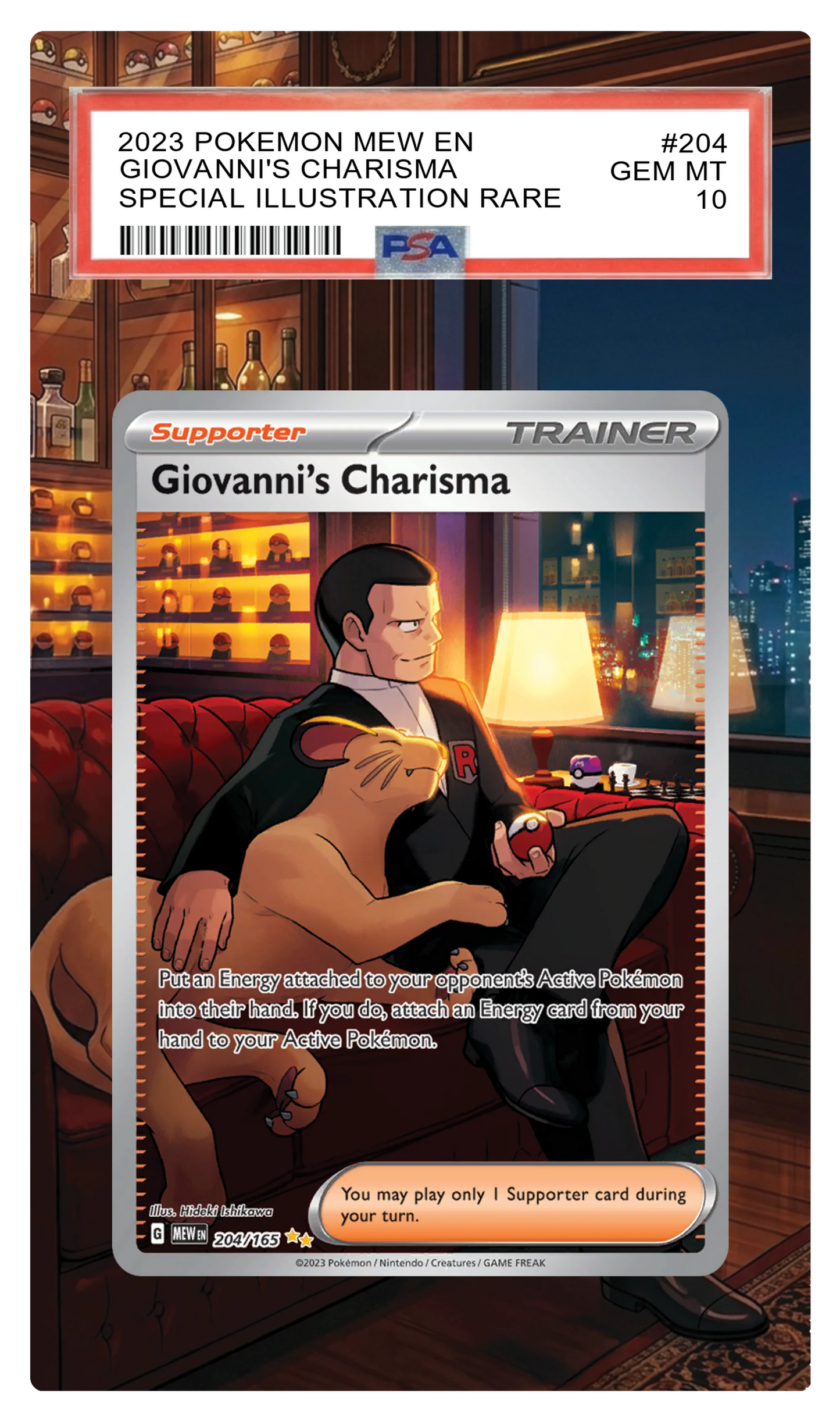 Giovanni's Charisma - 204 MEW Custom Extended Aura