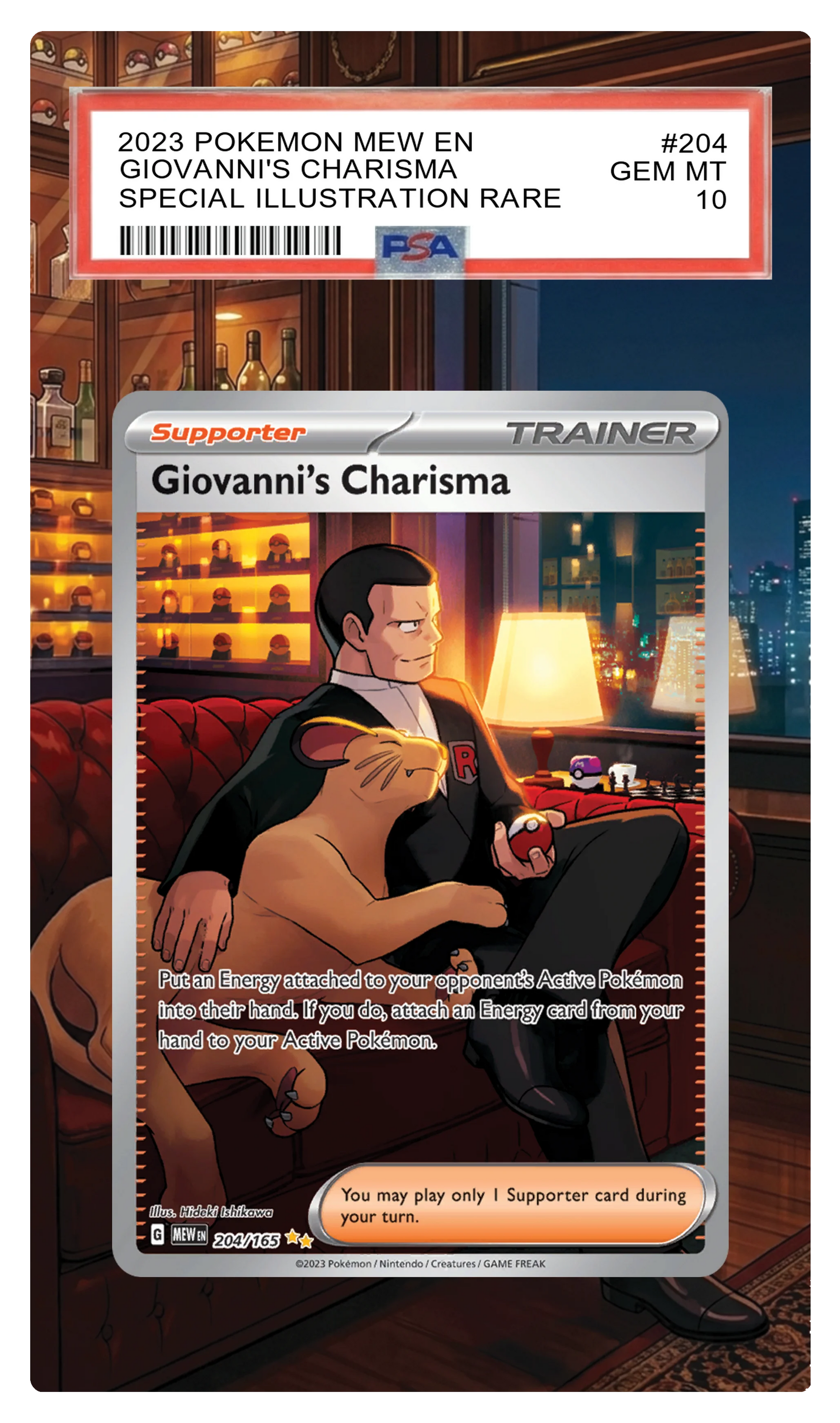 Giovanni's Charisma - 204 MEW Custom Extended Aura