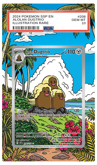 Alolan Dugtrio - 208 SSP Custom Extended Aura