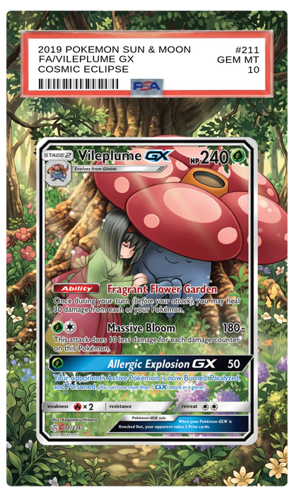 Vileplume GX - 211 CEC Custom Extended Aura