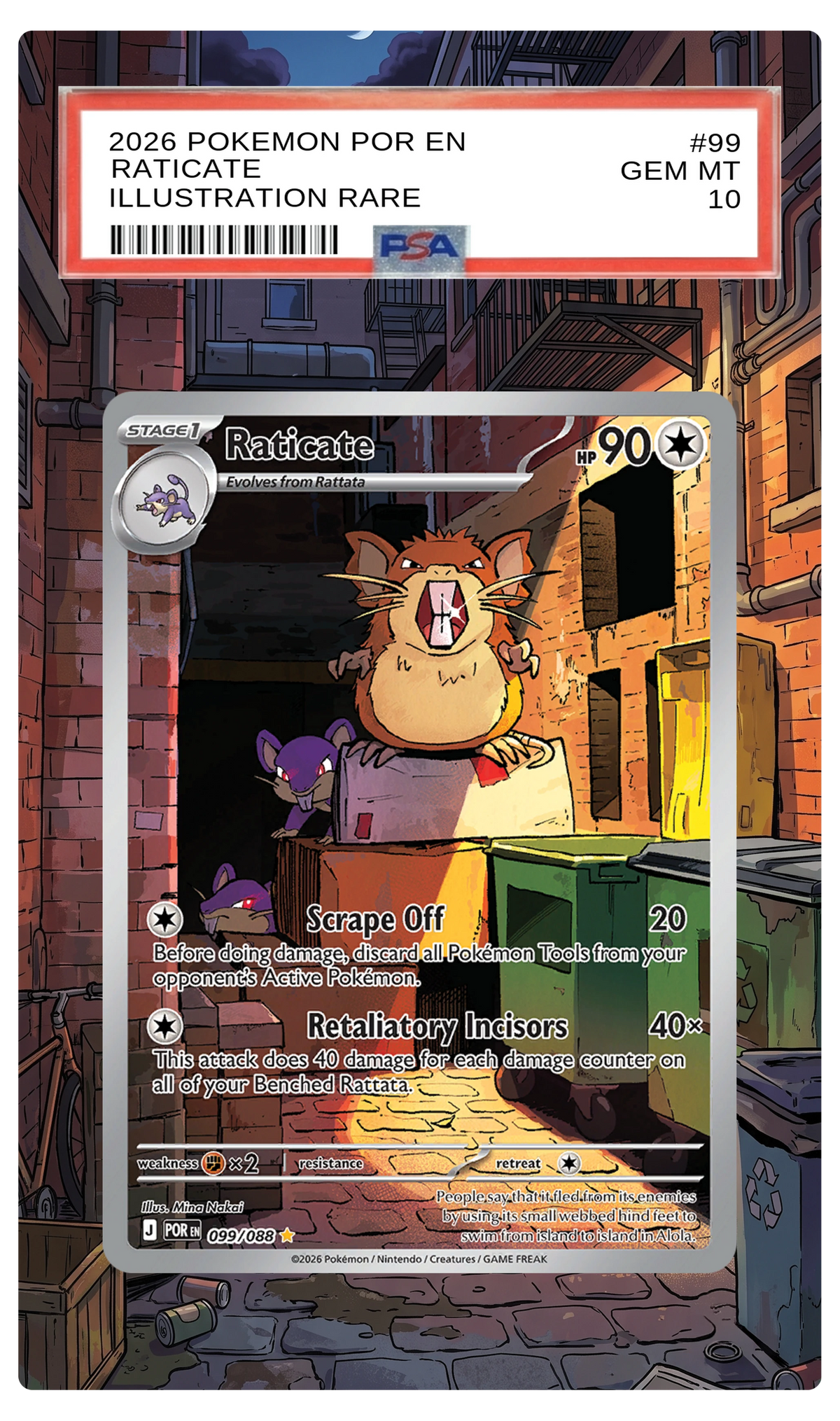 Raticate - 99 POR Custom Extended Aura