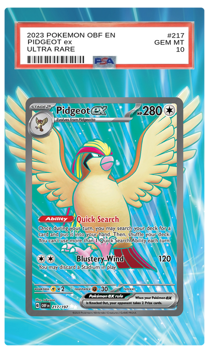 Pidgeot ex - 217 OBF Custom Extended Aura