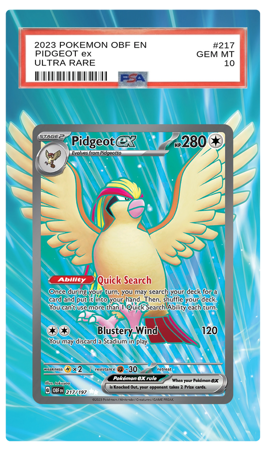Pidgeot ex - 217 OBF Custom Extended Aura