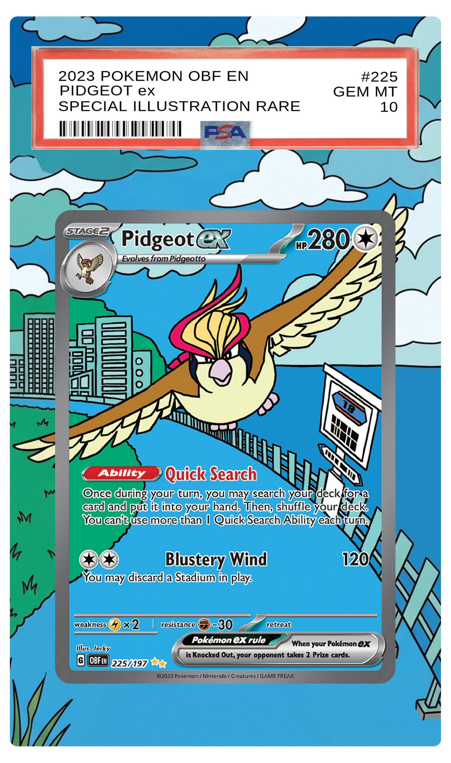 Pidgeot ex - 225 OBF Custom Extended Aura