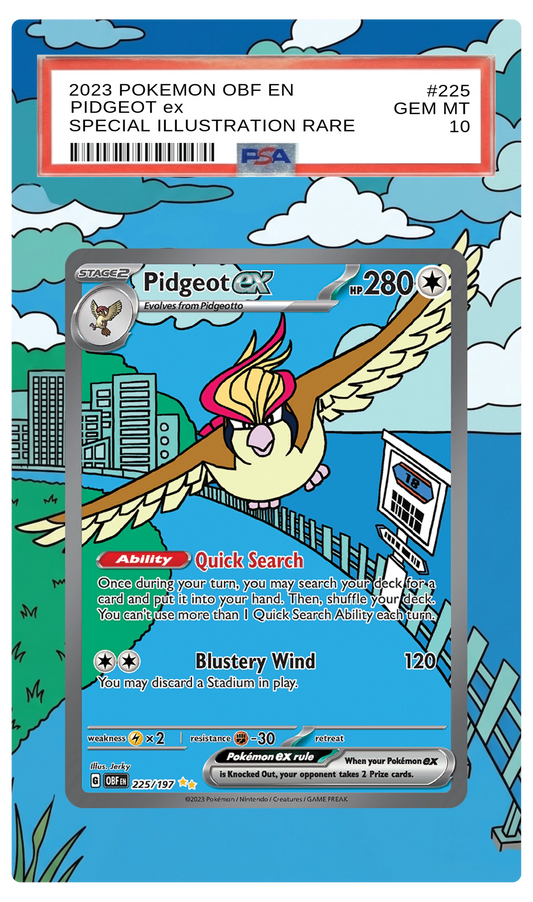 Pidgeot ex - 225 OBF Custom Extended Aura