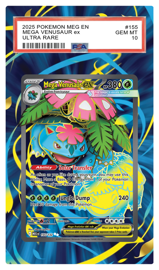 Mega Venusaur ex - 155 MEG Custom Extended Aura