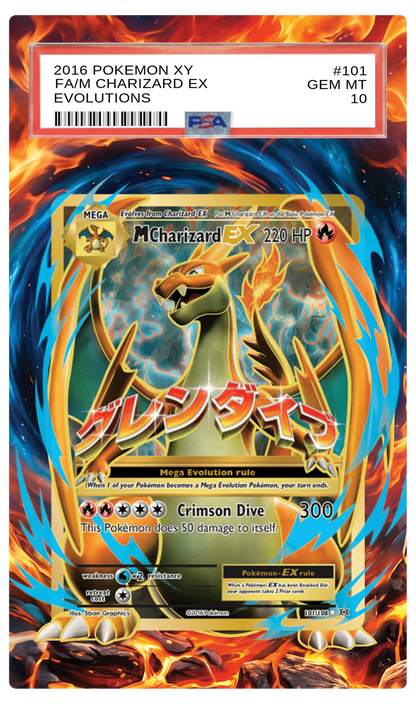 M Charizard EX - 101 EVO Custom Extended Aura