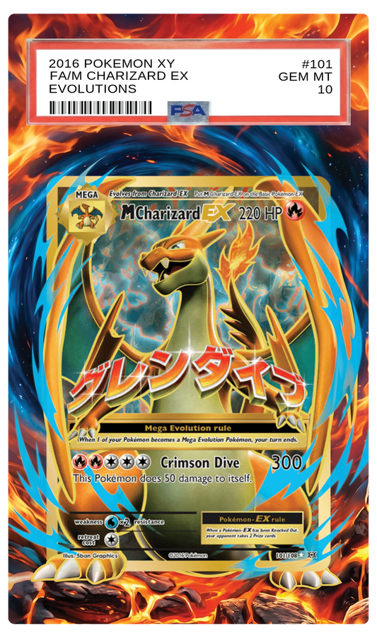 M Charizard EX - 101 EVO Custom Extended Aura