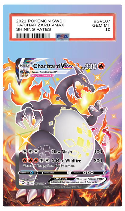 Charizard VMAX - SV107 SHF Custom Extended Aura