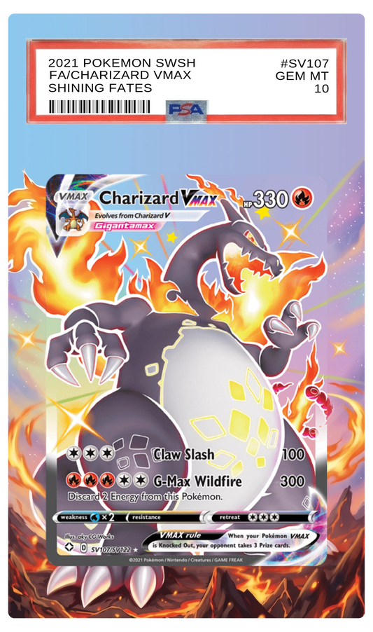 Charizard VMAX - SV107 SHF Custom Extended Aura