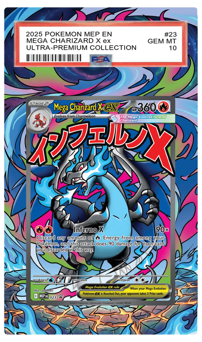 Mega Charizard X ex - 23 MEP Custom Extended Aura