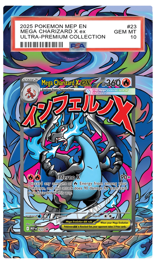 Mega Charizard X ex - 23 MEP Custom Extended Aura