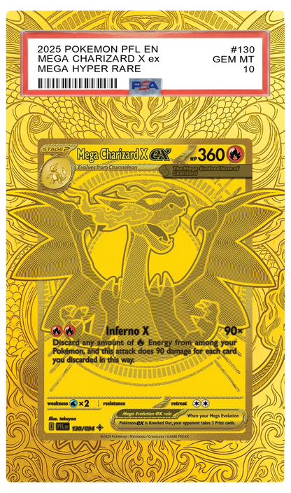 Mega Charizard X ex - 130 PFL Custom Extended Aura