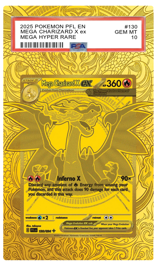Mega Charizard X ex - 130 PFL Custom Extended Aura