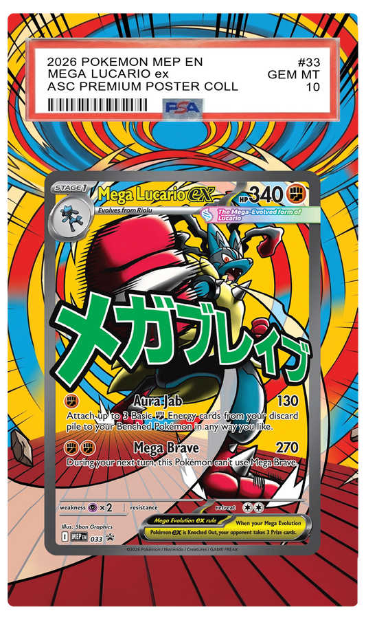 Mega Lucario ex - 33 MEP Custom Extended Aura