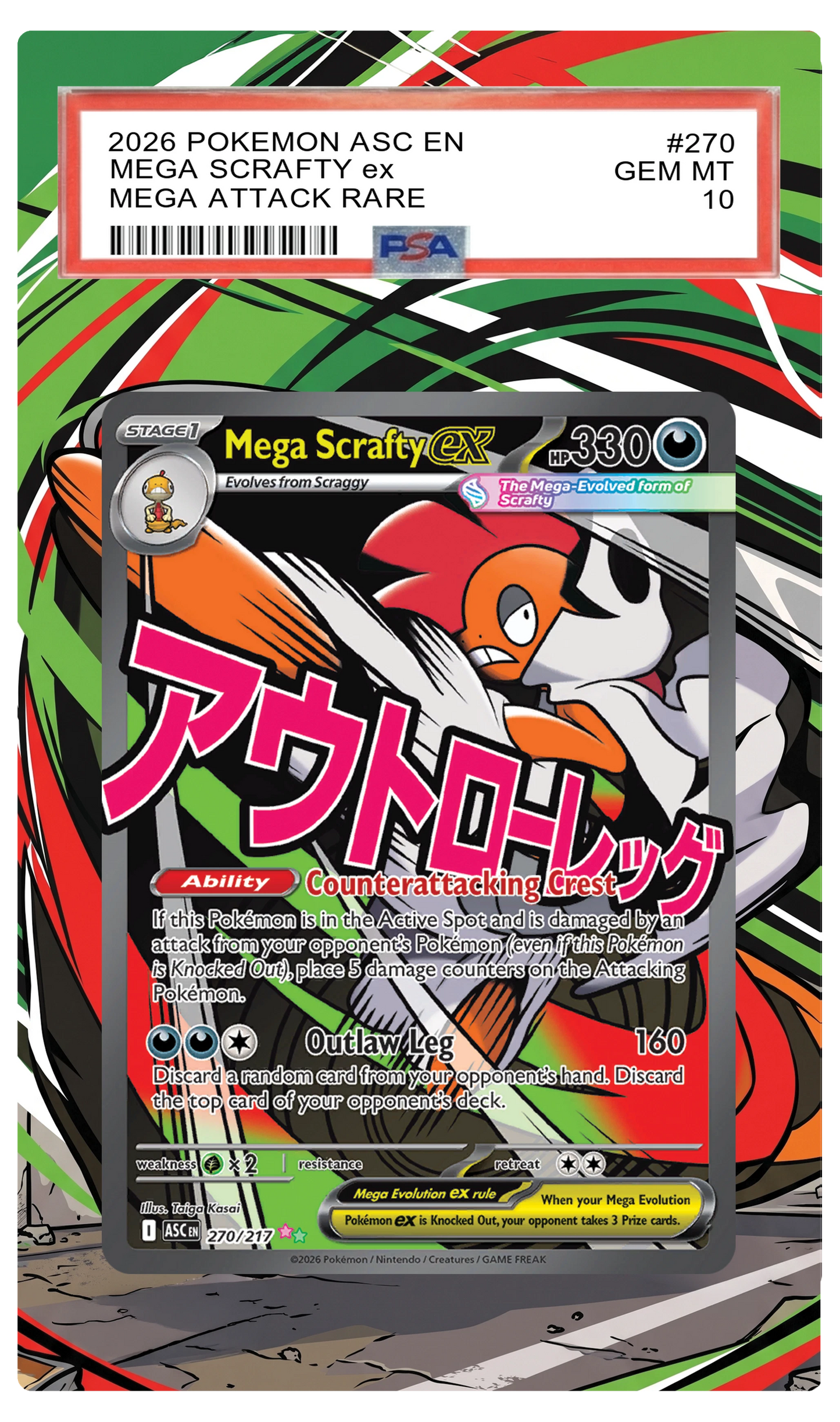 Mega Scrafty ex - 270 ASC Custom Extended Aura