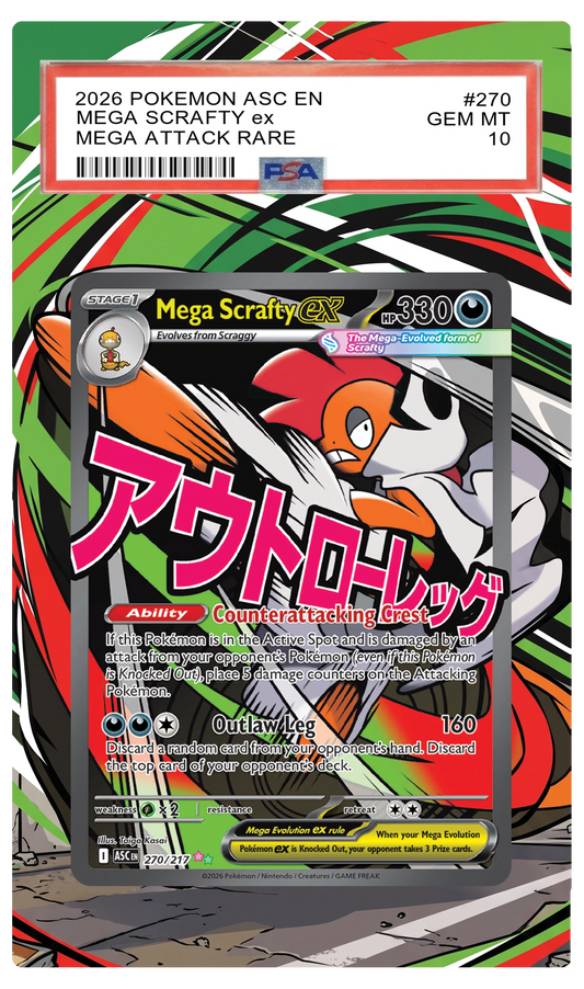 Mega Scrafty ex - 270 ASC Custom Extended Aura