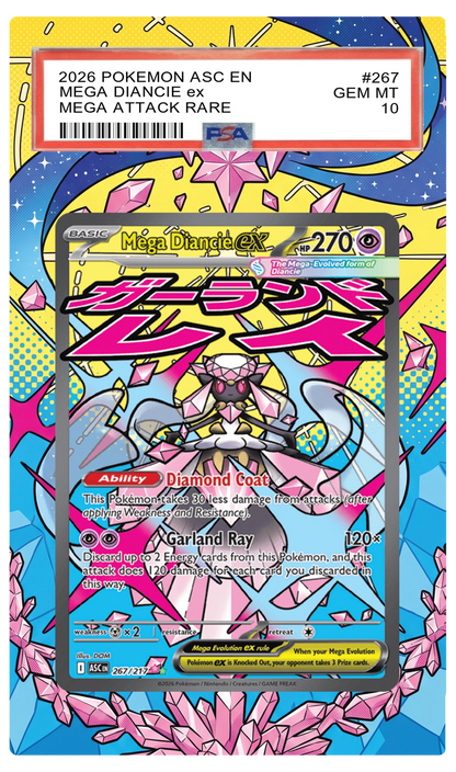 Mega Diancie ex - 267 ASC Custom Extended Aura