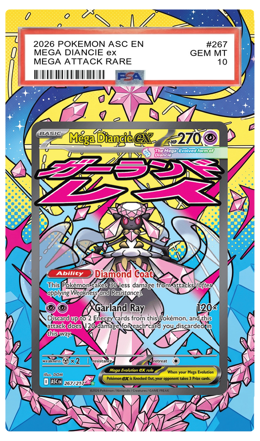 Mega Diancie ex - 267 ASC Custom Extended Aura