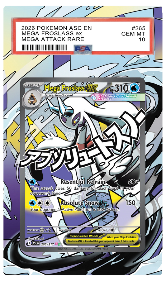 Mega Froslass ex - 265 ASC Custom Extended Aura