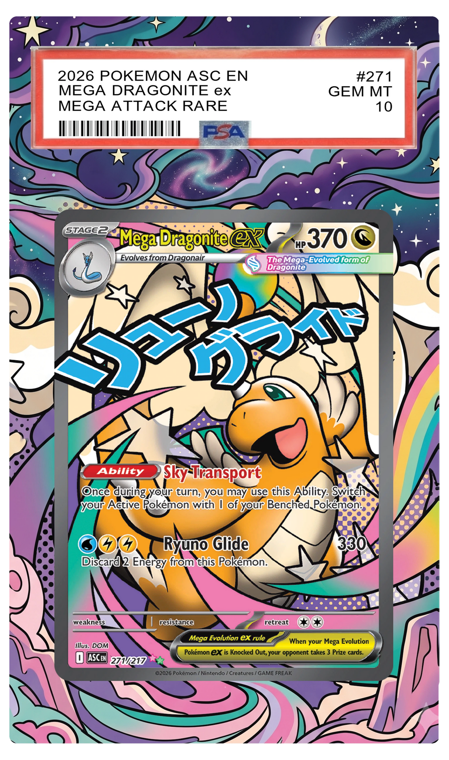 Mega Dragonite ex - 271 ASC Custom Extended Aura