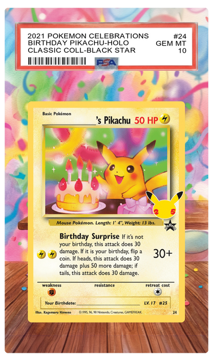 Birthday Pikachu - 24 Custom Extended Aura