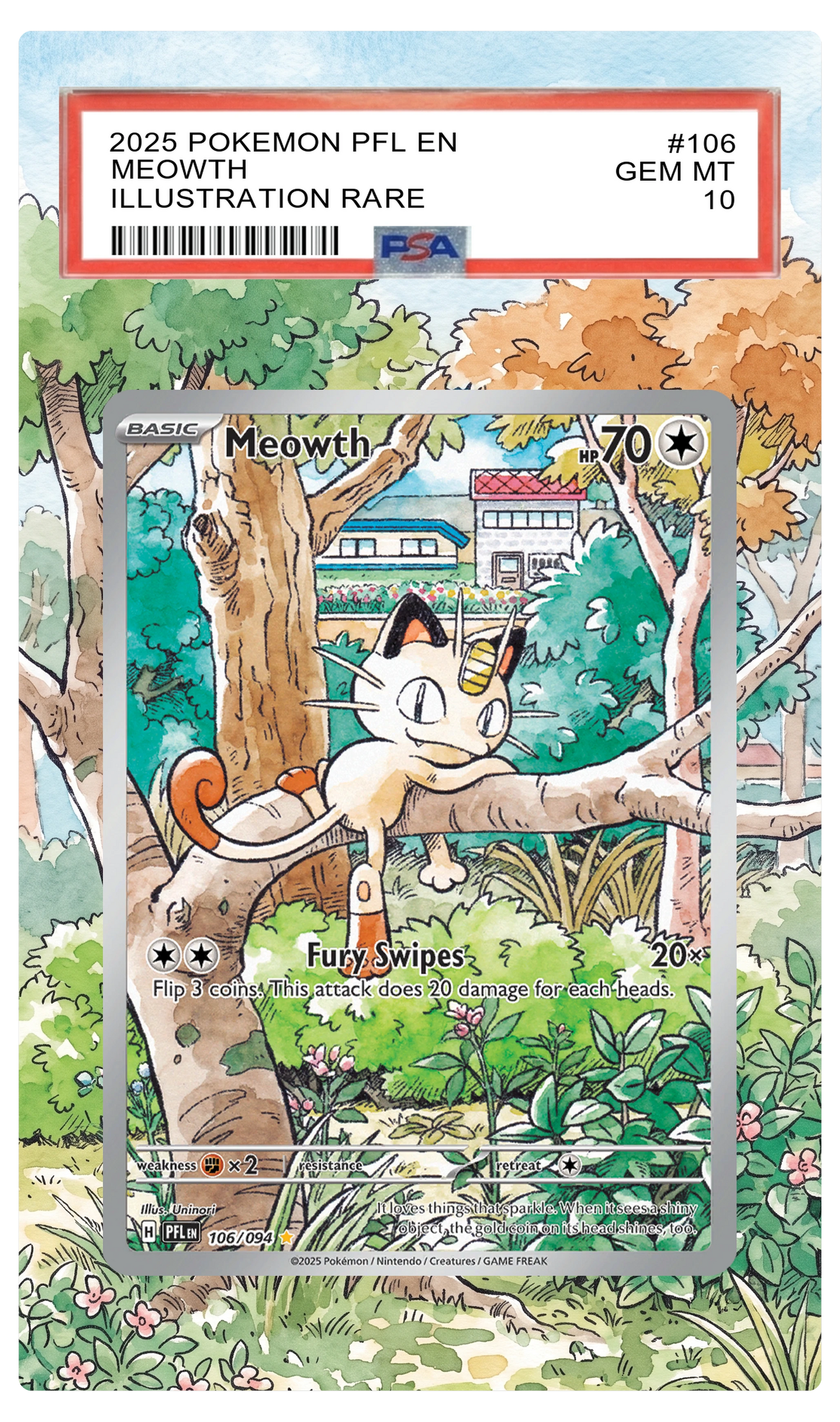 Meowth - 106 PFL Custom Extended Aura
