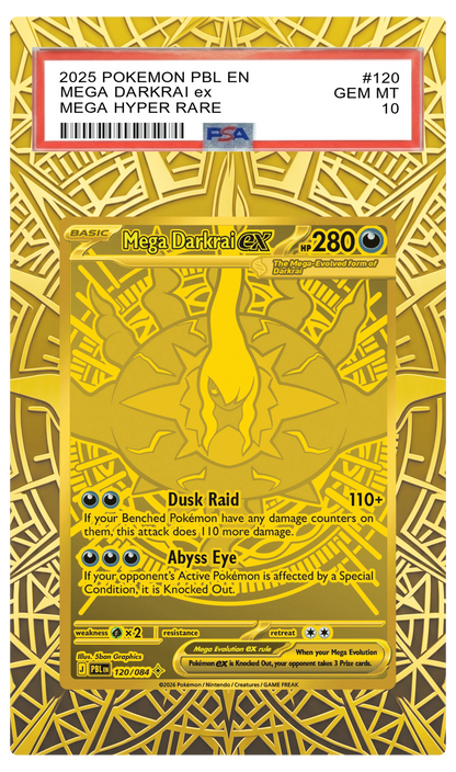 Mega Darkrai ex - 120 PBL Custom Extended Aura