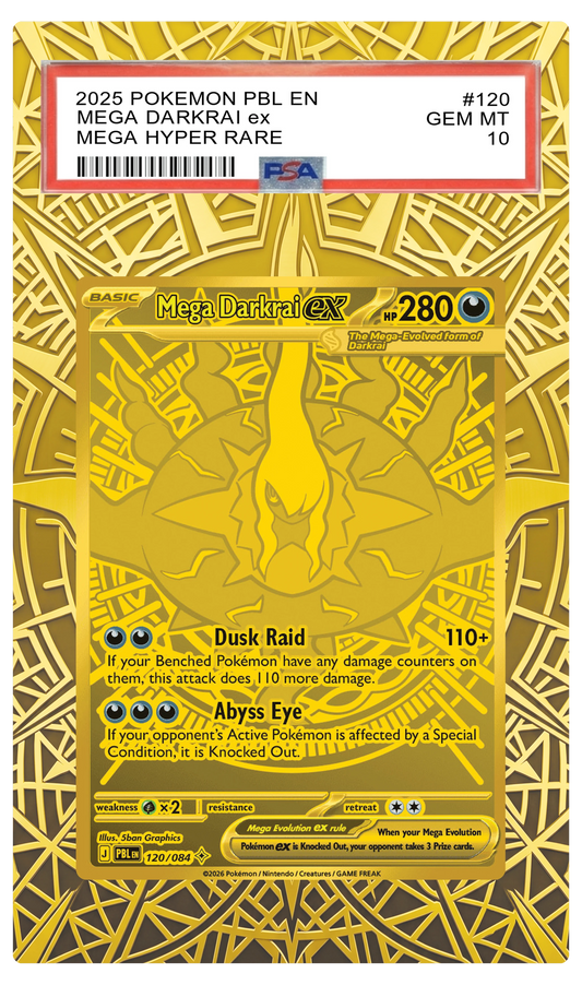 Mega Darkrai ex - 120 PBL Custom Extended Aura